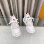 LV Archlight系列拱桥底老爹鞋休闲厚底系带运动鞋粉色