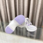 LV Archlight系列拱桥底老爹鞋休闲厚底系带运动鞋紫色 - Imagem 4