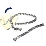 Louis Vuitton LV Chain Links 钢制金属logo项链 手链