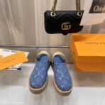 L家2024勃肯包头拖鞋蓝色