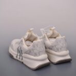 MLB CHUNKY RUNNER DENIM MONOGRAM 复古印花老爹鞋 浅杏色 - 图片 4