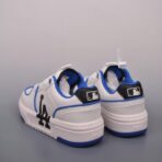 MLB Chunky Liner Basic 复古印花老爹鞋 白蓝配色 - 图片 2