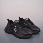  MLB FAST BALL CLASSIC MONOGRAM 24SS New York Yankees Platform Sneakers 全黑色