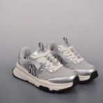 MLB复古印花老爹鞋 银色