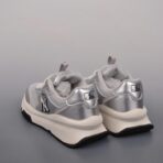 MLB复古印花老爹鞋 银色 - 图片 2