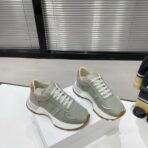 MM6 Maison Margiela Runner 系列复古老爹休闲运动鞋（灰绿色情侣款） - 图片 2