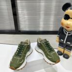 MM6 Maison Margiela Runner 系列复古老爹休闲运动鞋（橄榄绿色情侣款）