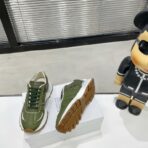 MM6 Maison Margiela Runner 系列复古老爹休闲运动鞋（橄榄绿色情侣款） - 图片 3