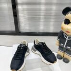 MM6 Maison Margiela Runner 系列复古老爹休闲运动鞋（黑色情侣款）