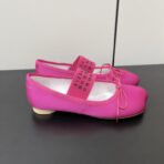 Maison Marginala MM6马吉拉低跟苹果头小单鞋 粉色 - 图片 3