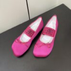 Maison Marginala MM6马吉拉低跟苹果头小单鞋 粉色 - 图片 2