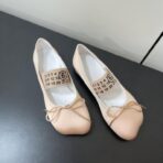 Maison Marginala MM6马吉拉低跟苹果头小单鞋 裸粉色 - 图片 4