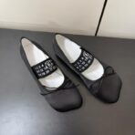 Maison Marginala MM6马吉拉低跟苹果头小单鞋 黑色 - 图片 4