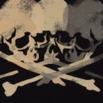 Master Mind Japan 22SS MMJ重影骷髅短袖T恤 - Imagem 4