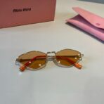 Miu Miu 复古猫眼太阳镜 褐色 - 图片 2