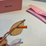Miu Miu 复古猫眼太阳镜 褐色 - 图片 4