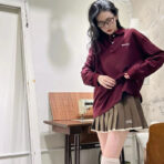 Miu Miu 字母刺绣徽标翻领Polo衫 - Imagem 4