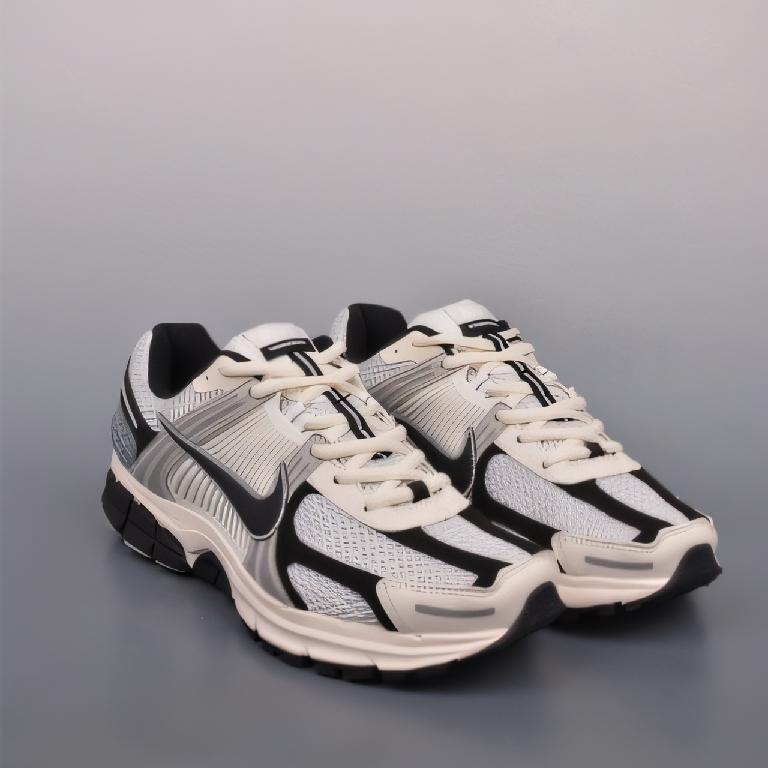 NK Zoom Vomero 5 网面透气休闲鞋 黑卡其配色1_00001_ NK Zoom Vomero 5 网面透气休闲鞋 黑卡其配色 - 图片 1