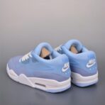 Nigel Sylvester x Jordan Air Jordan 4 RM SP AJ4低帮 复刻麂皮白蓝 - 图片 4