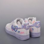 Nike Air Force 1 Low 二次元手绘涂鸦 紫色 - Imagem 4