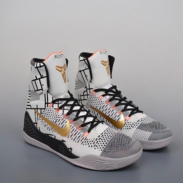 Nike Kobe 9 Elite XDR 实战高帮篮球鞋  黑白配色