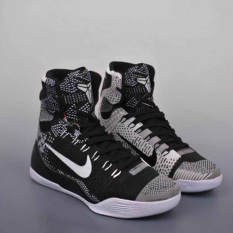Nike Kobe 9 Elite XDR 实战高帮篮球鞋 黑色1_00001_ Nike Kobe 9 Elite XDR 实战高帮篮球鞋 黑色 - 图片 1