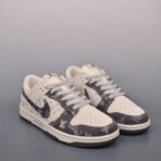 Nike SB Dunk Low LV联名 （浅米白+ 深灰色老花纹理配色）