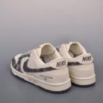 Nike SB Dunk Low LV联名 （浅米白+ 深灰色老花纹理配色） - 图片 4