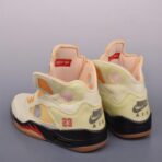OFF-WHITE Jordan Air Jordan 5 Retro SP Sail 白蝉翼高帮复古篮球鞋 - 图片 4