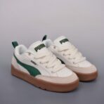 PUMA Cali Dream 厚底休闲板鞋（白绿拼色款）