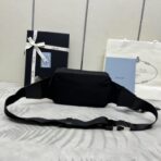 Prada Re-Nylon 与刷纹皮革腰包 - 图片 4