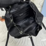 Prada Re-Nylon 降落伞尼龙双前袋金属扣双肩背包 - 图片 2