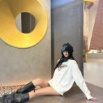 Prada 普拉达 幻影三角标印花圆领卫衣 - 图片 4