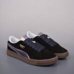 Puma Suede BZ EMB 2024新年款 彪马 防滑耐磨低帮德训板鞋黑蓝配色