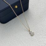 Qeelin Wulu 系列 18K 金满钻葫芦项链 - Imagem 4