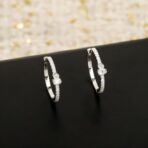 Qeelin Wulu 系列 925 纯银MINI钻石葫芦耳环 - 图片 2