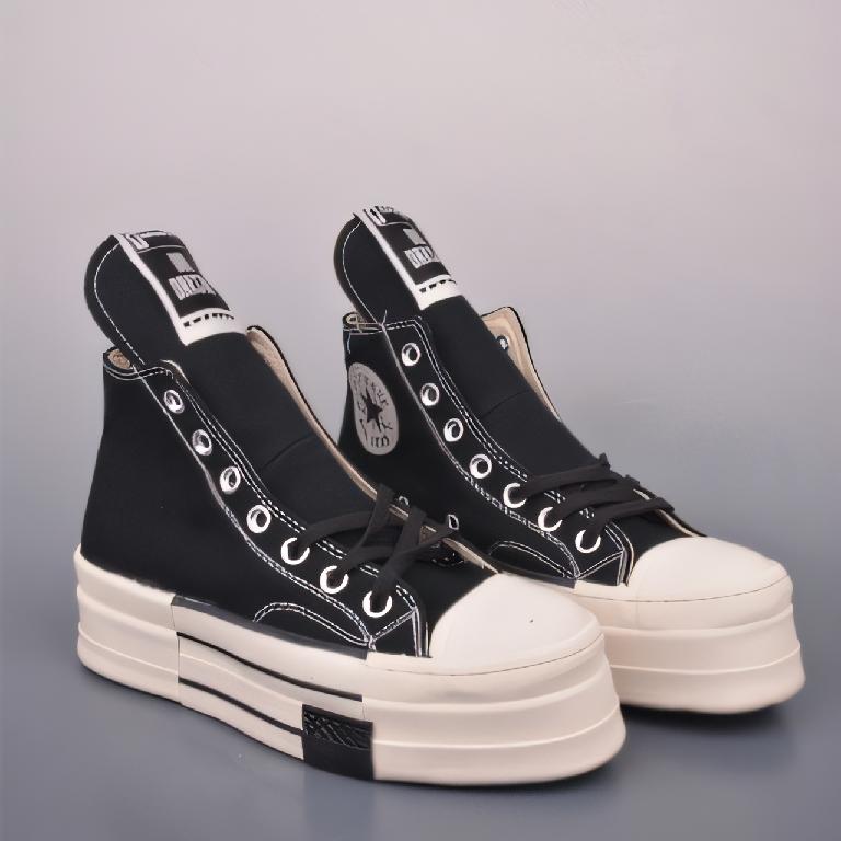 Rick Owens DRKSHDW x Converse Chuck 70 DBL Drksta黑色1_00001_ Rick Owens DRKSHDW x Converse Chuck 70 DBL Drksta黑色 - 图片 1