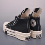 Rick Owens DRKSHDW x Converse Chuck 70 DBL Drksta黑色 - Imagem 4