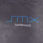 SAINT MICHAEL 24SS SMX6蓝字母印花短袖 - 图片 3