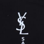 Saint Laurent Paris SLP 圣罗兰 24SS 竖排字母印花短袖T恤 - 图片 3