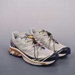 Salomon XT-6 EXPANSE 潮流越野户外功能休闲跑步鞋  浅米灰色