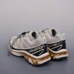 Salomon XT-6 EXPANSE 潮流越野户外功能休闲跑步鞋  浅米灰色 - 图片 4