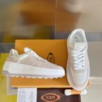 TODS托德斯24年最新爆款51K饼干鞋豆豆底拼色休闲运动鞋 浅粉色 - 图片 3