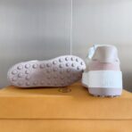 TODS托德斯24年最新爆款51K饼干鞋豆豆底拼色休闲运动鞋 浅粉色 - 图片 2