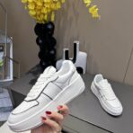 TODS托德斯24年最新爆款51K饼干鞋豆豆底拼色休闲运动鞋 白色 - 图片 3