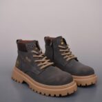 Timberland添柏岚 户外中帮休闲马丁靴系列棕色