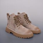 Timberland添柏岚 户外中帮休闲马丁靴系列浅米色