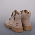 Timberland添柏岚 户外中帮休闲马丁靴系列浅米色 - 图片 4