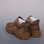 Timberland添柏岚户外中帮休闲系列 复古做旧棕褐色 - 图片 4