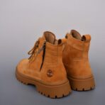 Timberland添柏岚户外中帮休闲马丁靴系列 黄色 - 图片 4